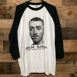 Sam Smith The Thrill of It All Tour T Shirt 2018 Size XL